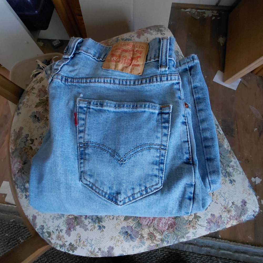Levi's Light Blue Denim Jeans with Signature Back Pocket